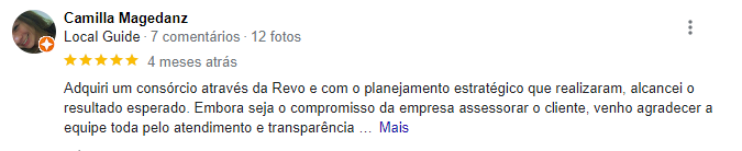 melhor consórcio